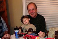 Bernie with grandson