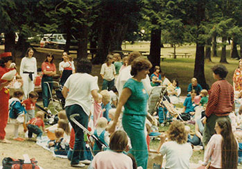 1984 PEPS Groups at park