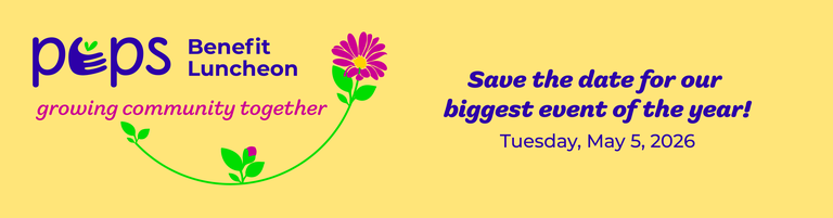 PEPS Benefit Luncheon, Tuesday, May 5, 2026