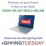 GivingTuesdayCyberMonday