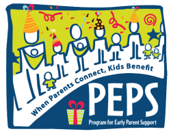 PEPS Birthday card logo