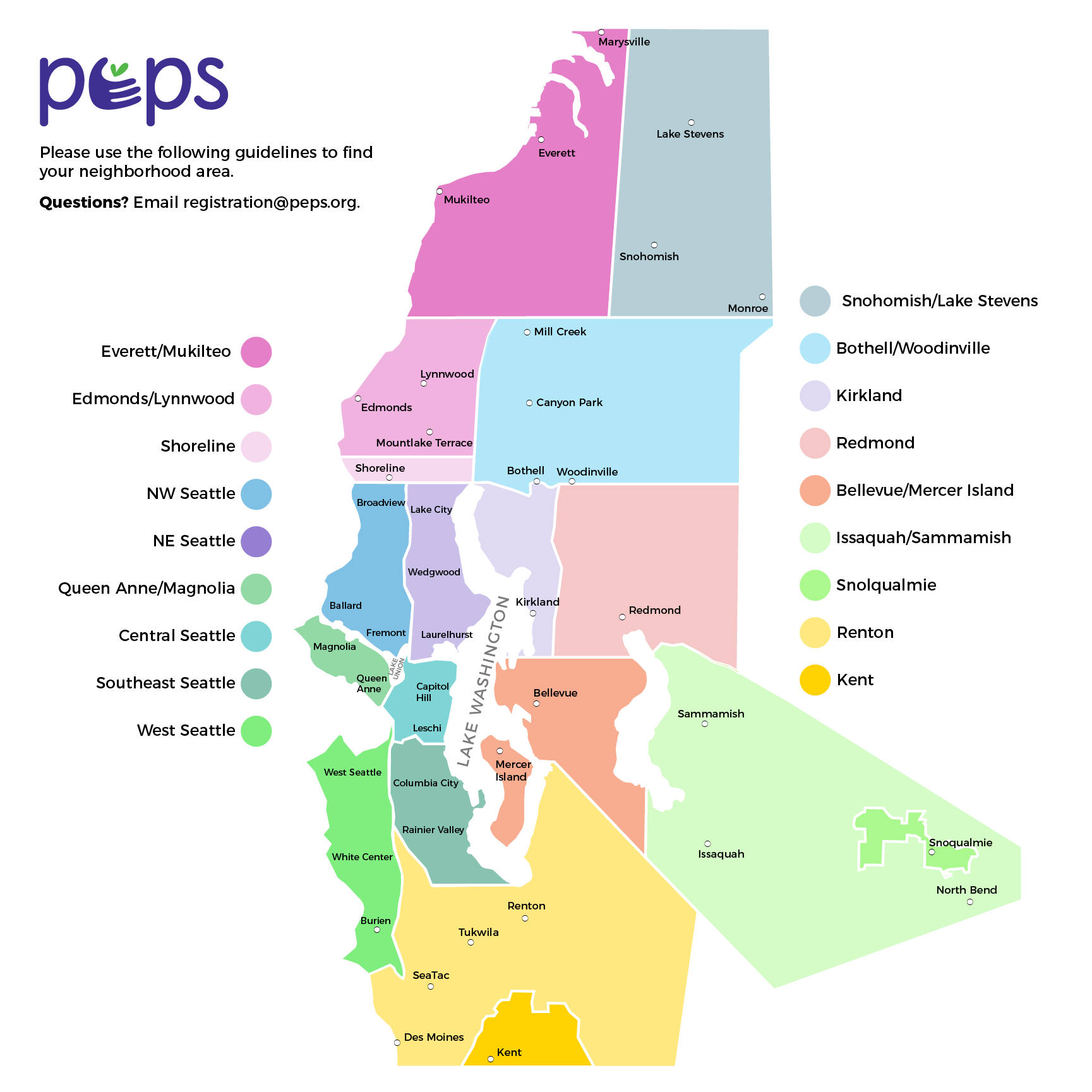 PEPS Neighborhood map 