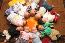 Babies in a Circle
